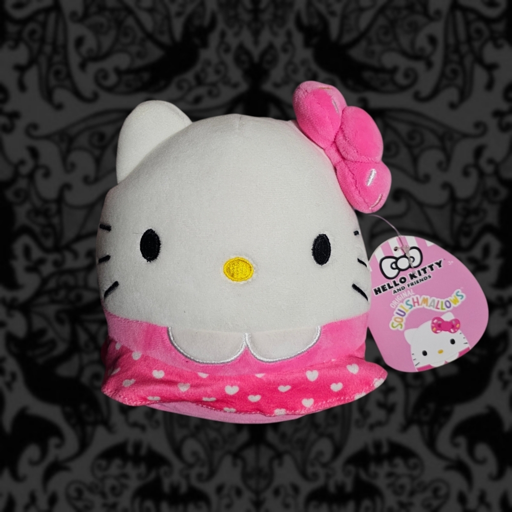 Squishmallows 6.5" Hello Kitty Plush NWT- Pink & White